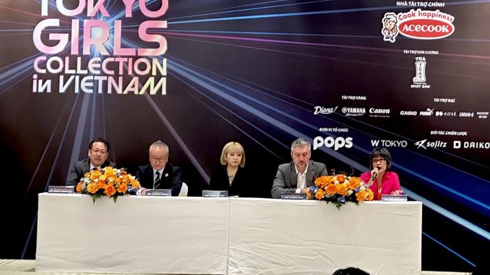 Buổi họp báo công bố Tokyo Girls Collection Vietnam 2026 với đại diện hai nước